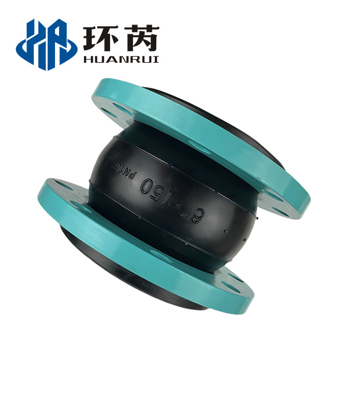 KXT型单球体可曲挠扣槽橡胶软接头